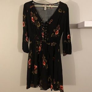 Black Floral Dress
